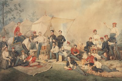 Carrousel des Hussards, 1873 - Mihaly von Zichy